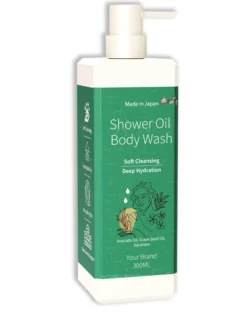 Shower Oil Body Wash | Hydrating, Gentle Cleansing | Unisex | Made in Japan