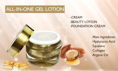All-in-One Collagen Gold moisturizing Gel (150g) - Made in Japan.