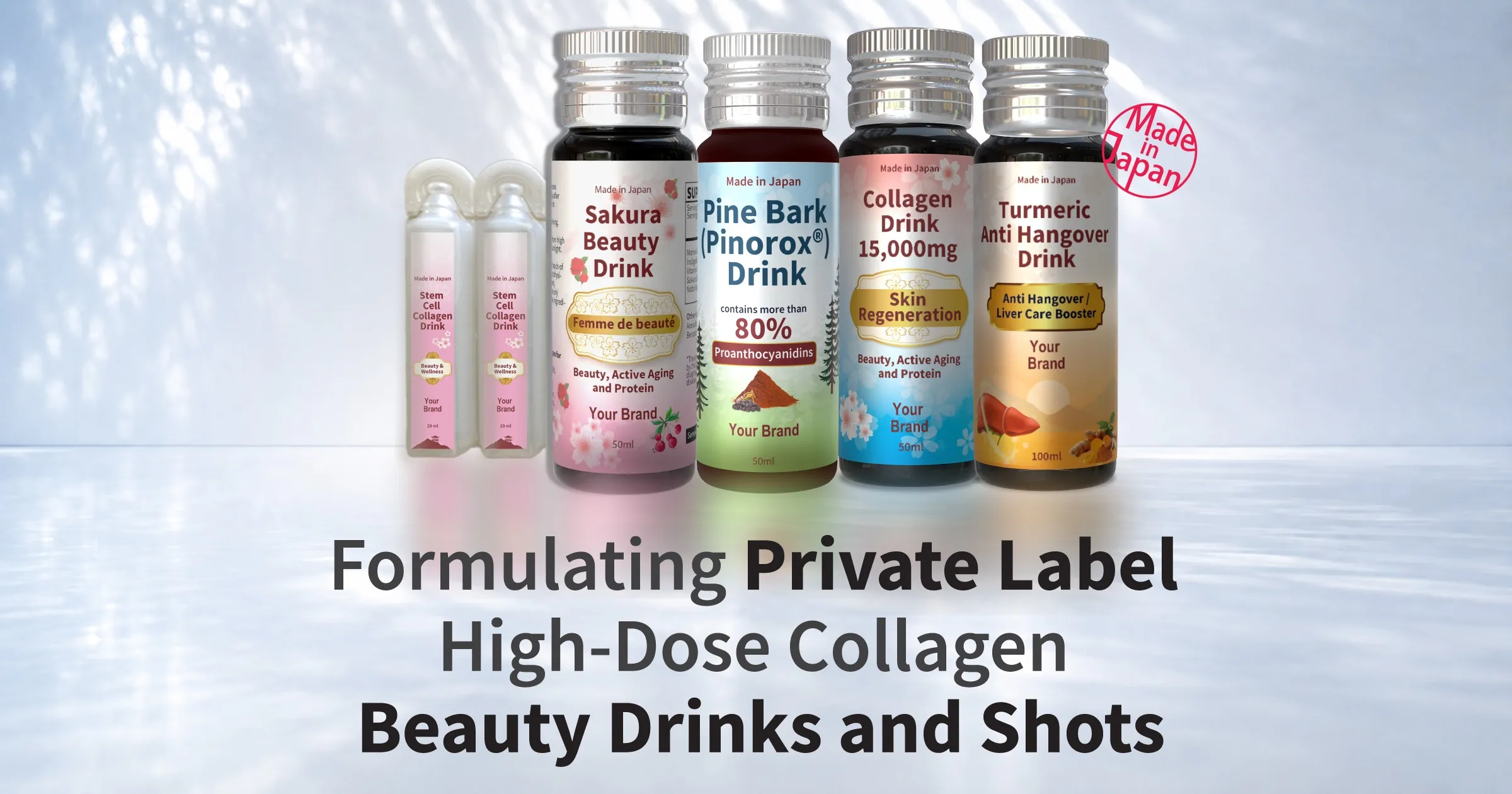 Formulating Private Label High-Dose Collagen Beauty Drinks and Shots